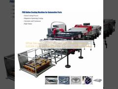 Máy phủ chân không màu trắng với tần số 50Hz, vật liệu buồng SUS304 và độ dày lớp phủ 0.1-5μm